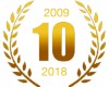 Logo 10 anni di Cipro Nord